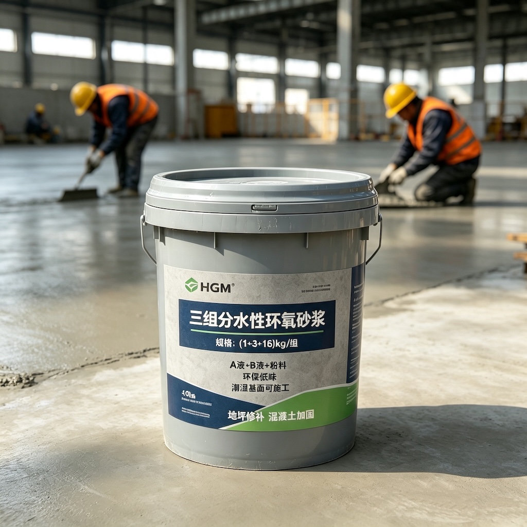 讷河三组份水性环氧砂浆